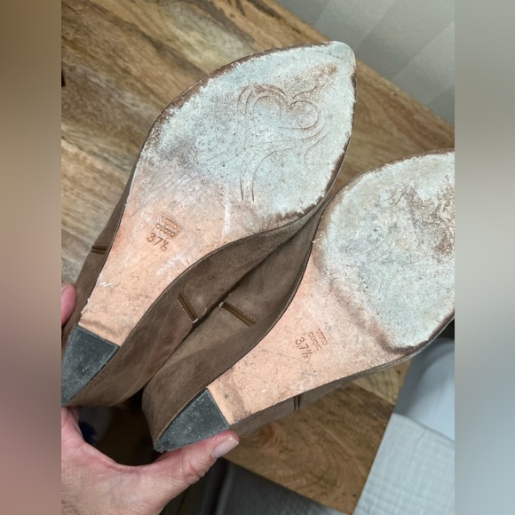 Jean-Michel Cazabat Suede Booties Sz 37.5 - Picture 10 of 11